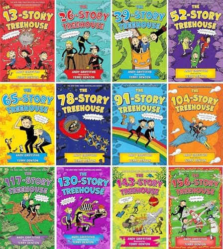 The Treehouse Storey Series 12 Books Collection Set by Andy